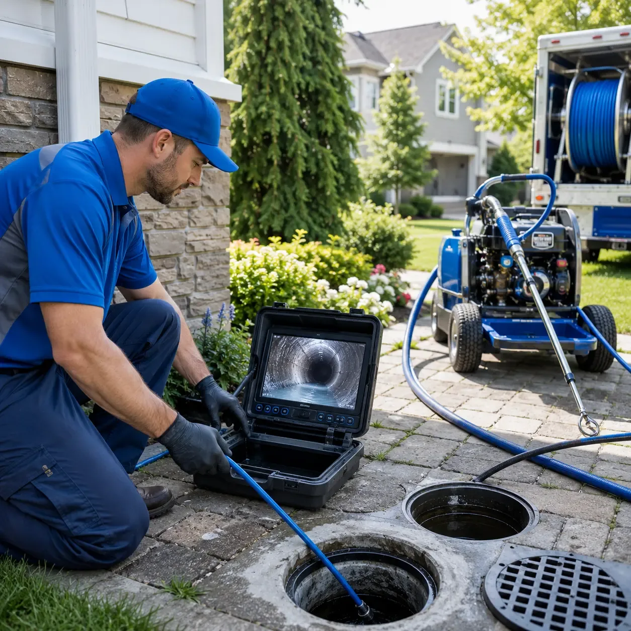 Outdoor drain cleaning professionals serving Commiskey, IN