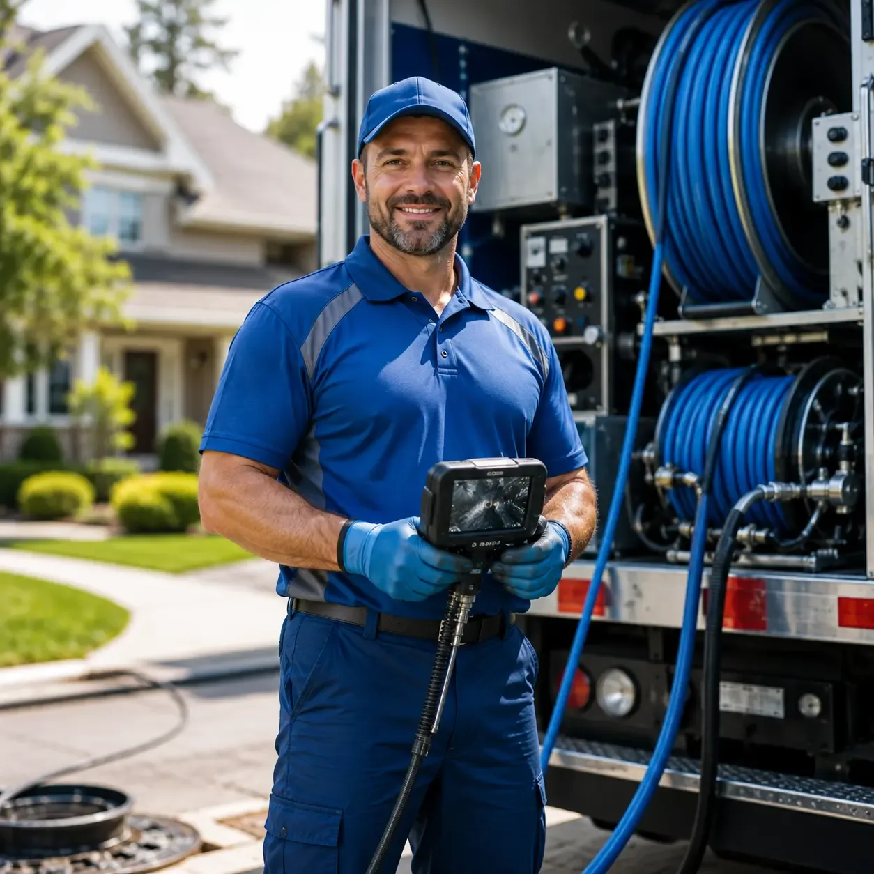 Local outdoor drain cleaning specialists in Commiskey, IN